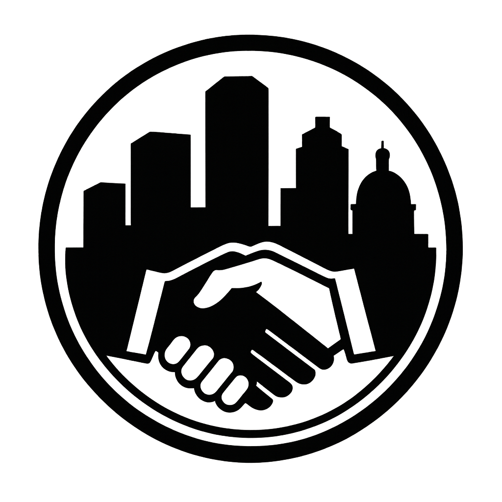 Greater Boston Labor Council logo with streamlined minimalist design